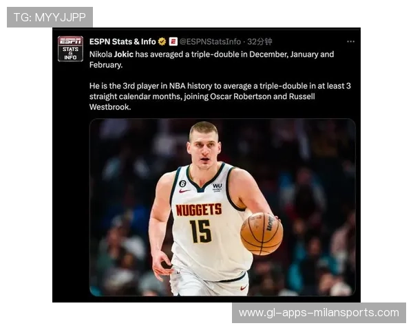 约基奇一天两项历史里程碑!三双收割机无解运行 约基奇一天两项历史里程碑!三双收割机无解运行